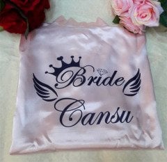 Kişiye Özel Gelin Bride Sabahlık
