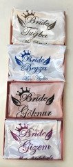 Kişiye Özel Gelin Bride Sabahlık