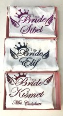 Kişiye Özel Gelin Bride Sabahlık