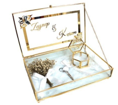 İsime Özel Kapaklı Yüzük Tepsisi