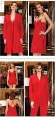 Jeremi 585 Çeyizlik Dantelli Penye Altılı Set