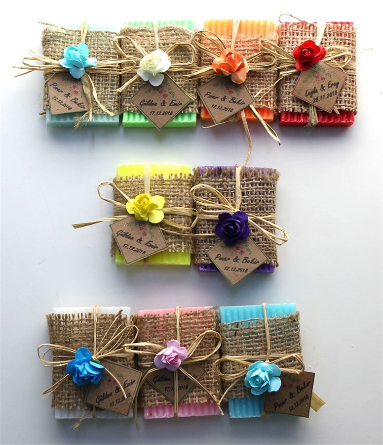 Sabun Nikah Şekeri Çiçekli