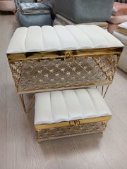 Kadife Kapaklı Metal Sandık