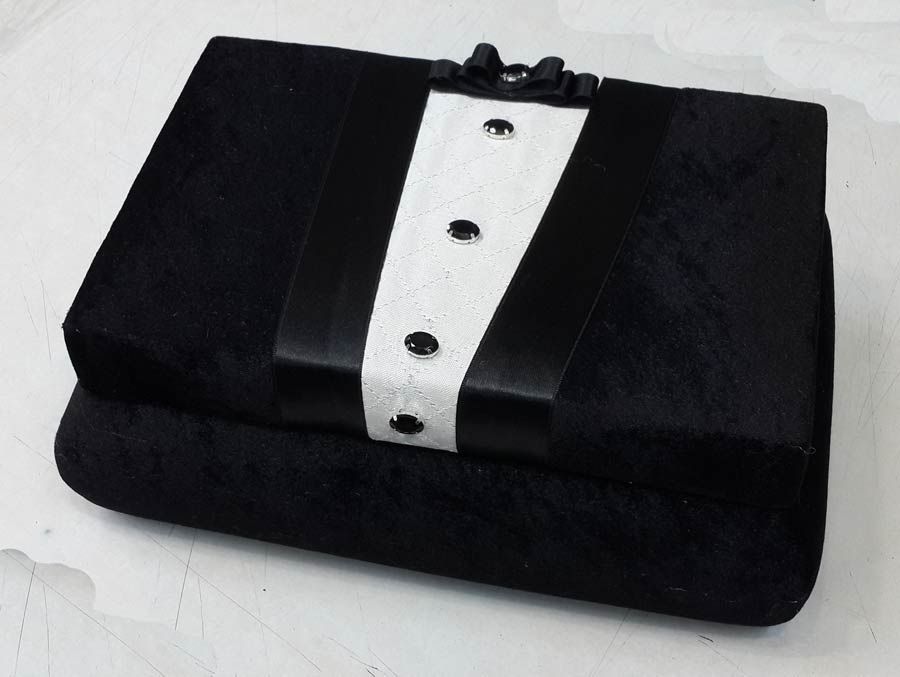 Kadife Damat Tıraş Malzeme Sandığı