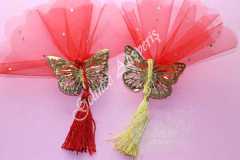 Kelebek Magnet Kına Gümüş