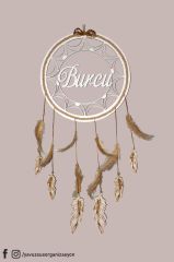 İsme Özel Rüya Kapanı Ahşap Kapı Süsü