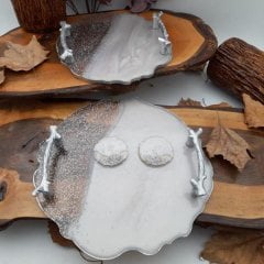 Yuvarlak Epoksi Polyester Tepsi