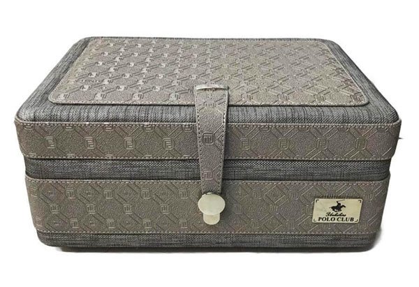 Polo Club Tıraş veya Makyaj Takı Kutusu Gri