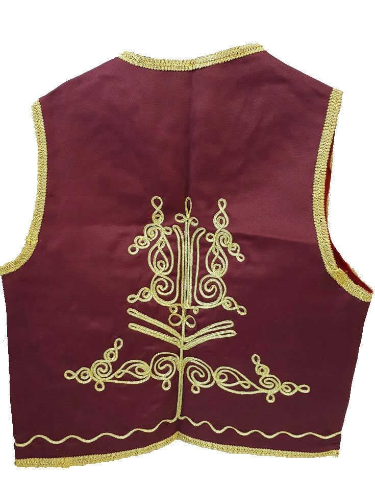 Erkek Yelek Bordo